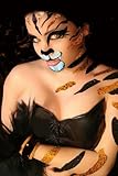 Xotic Eyes Body Art "Tiger Stripes" Body Pastie