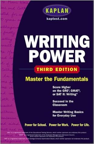 Kaplan Writing Power Third Edition Score Higher On The Sat Gre