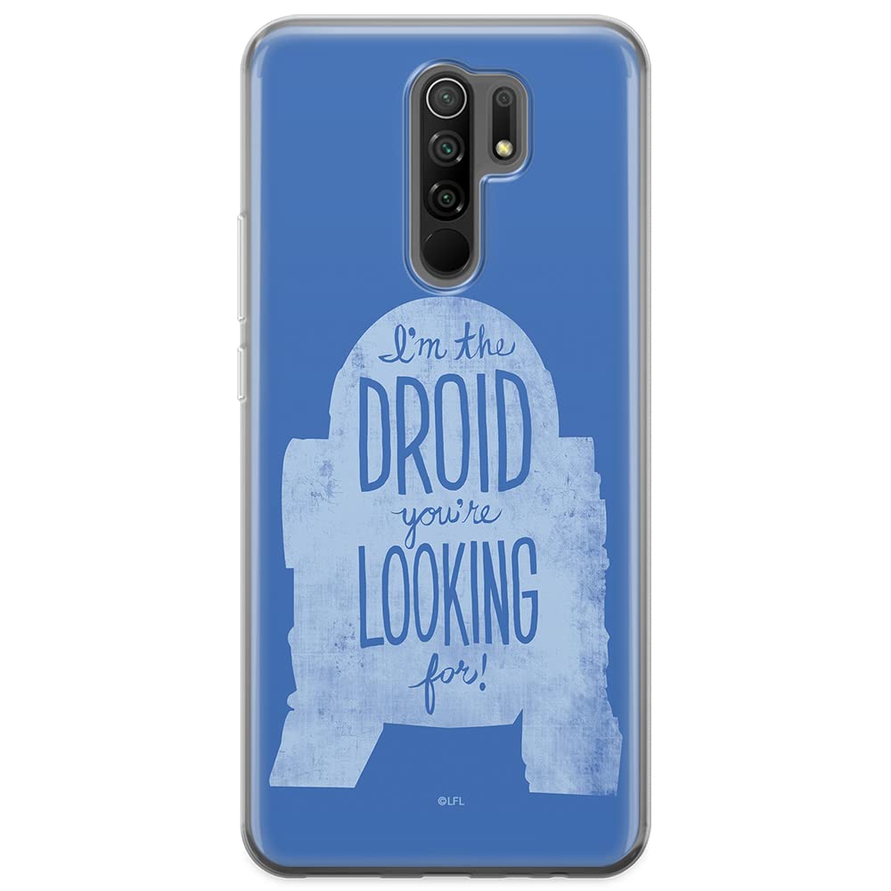 ERT GROUP mobile phone case for Xiaomi REDMI 9 original and officially Licensed Star Wars pattern R2D2 006 optimally adapted to the shape of the mobile phone, case made of TPU