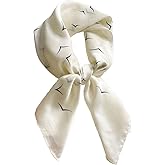 Yaximhozz Satin Head Scarf Bandanas for Women Fashion Lightweight Silk Hair Scarves Neck Sleeping Headscarf Wrap 27.5" Square