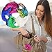 Flip Sequin Unicorn Keychains Colorful Unicorn Key Chain for Handbag Purse Party Embellishment (Color Set 1, 15 Pieces)