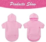 KOOLTAIL Basic Dog Hoodie Soft Warm Jumper with Leash Hole Pocket view 5