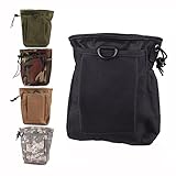 CISNO Military Small Molle Belt Tactical Magazine Dump Drop Reloader Pouch Bag W/ Mesh