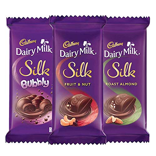 Cadbury Dairy Milk Silk Large Chocolates Combo 1XSilk Roast Almond 137g