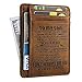 DOPTIKA Engraved Leather Wallet, Christmas, Birthday, Graduation Gifts For Son From Dad, Christmas Ideas, Gifts For Him, Slim Minimalist Wallets For Men, Mens Wallets Leather, Front Pocket Wallet