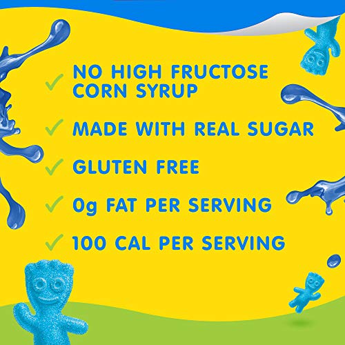 SNACK PACK SOUR PATCH KIDS BLUE RASPBERRY FLAVORED JUICY GELS CUPS, 3.25 OZ., 6-COUNT