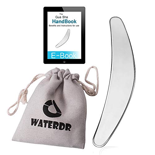 Gua Sha Scraping Tool with Smooth Edge Physical Therapy Tool Professional Stainless Steel Trigger Point TreatmentÂ Myofascial Release Tool Sidekick Tool Massager Tool for Body Neck Shoulder Heel Feet