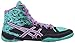 ASICS Men's Cael V7.0 Wrestling Shoe, Black/Orchid/Turquoise, 9 M US