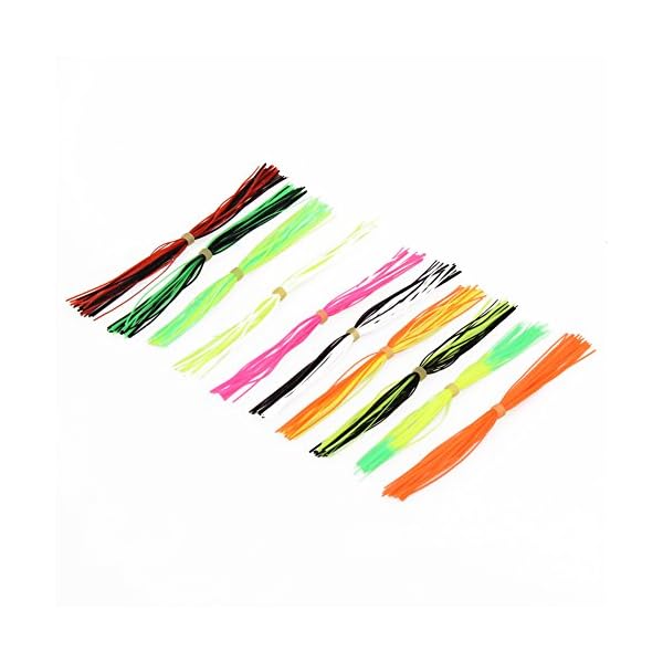 Alloet-New-10-Bundles-Legs-Barred-Flake-Fly-Tying-Material-Squid-Skirts-Lure-Thread