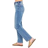 Judy Blue Women's High Waist Straight Jeans