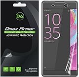 [2-Pack] Sony Xperia XA Ultra Screen Protector, (Updated Version) Dmax Armor [Full Screen Coverage] Anti-Bubble High Definition Clear Shield - Lifetime Replacements Warranty