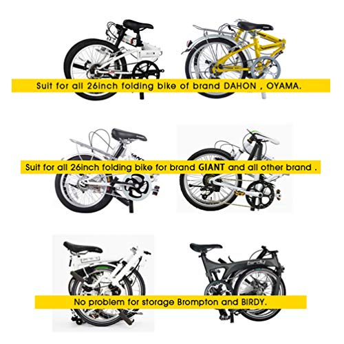 Folding Bicycle Bag 20 inch Folding Carrier Cycling Luggage Bag Travel Transport Cases Bag for Flights Car Train Trip - Thumbnail 4