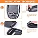 Key Shell Replacement for Honda Accord Civic EX Pilot - Mikkuppa Key Fob Cover with Screwdriver