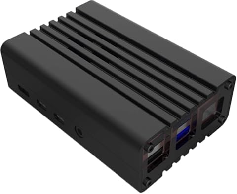 ILS - Carcasa de aleación de aluminio CNC para Raspberry Pi 4 Model B