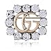 YIAI Crystal Brooch, Wedding Party Jewelry Flower Brooch Pin for Women