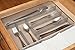 KD Organizers 6-Slot Large Mesh Drawer Organizer: Use as kitchen silverware or cutlery tray, desk drawer dividers for office supplies, bathroom accessories holder and more!