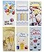 Birthday Cards Box Set – 36 Pack Birthday Money Card Holders, 6 Colorful Celebration Designs, Happy Birthday Cards Bulk, Envelopes Included, 3.5 x 7.25 Inches