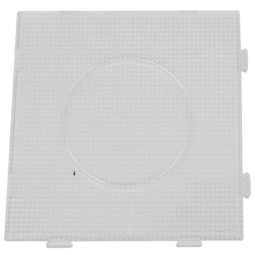 Fuse Beads Boards, 2.6mm Large Clear Pegboards Plastic Pegboards for Kids Craft Beads(Square L)
