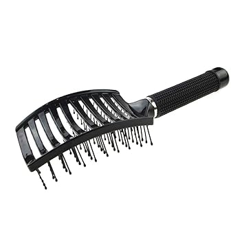 Buy Curved Hair Styling Brush Anti Static Scalp Massage Comb Hair