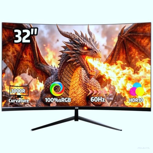 32 Inch 4K UHD Curved Monitor