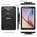 Fintie Case for Samsung Galaxy Tab A 10.1 (2016 NO S Pen Version), [Tuatara Magic Ring] 360 Rotating Multi-Functional Grip Stand Shockproof Cover Built-in Screen Protector, Black