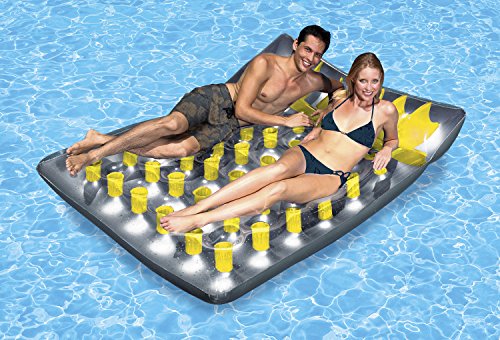 Poolmaster Double French Pocket Swimming Pool Mattress Float Lounge - Thumbnail 3