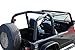 RAMPAGE PRODUCTS Roll Bar Pad & Cover Kit for Jeep Wrangler YJ | Black Denim | 768915 | Fits 1992-1995 Jeep Wrangler YJ
