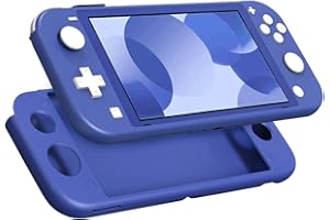 MoKo Case Compatible with Nintendo Switch Lite, Silicone Protective Rubber Cover, Shock-Absorption Anti-Scratch Non-Slip Case