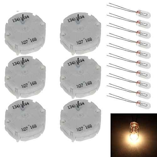 Ninetonine GM Stepper Motor Repair Kit - X27 168 - (6 motor kit + 10pcs Bulbs) Fits All 03-06 Chevy Silverados, Tahoes, Yukons, Suburbans