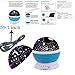 ANTEQI Star Sky Night Lamp, Baby Lights 360 Degree Romantic Room Rotating Cosmos Star Projector with LED Timer Auto-Shut Off for Kid Bedroom (Blue1)