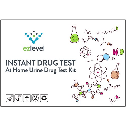 EZ Level 6 Panel Instant Urine Drug Test Multi-Drug Testing Kit Screen Dip Card (5 Tests)