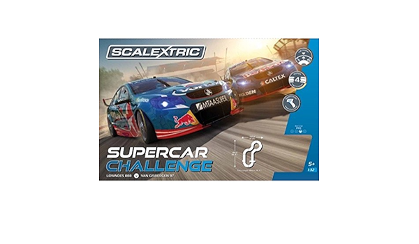 scalextric supercar challenge slot car set