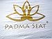 Padma Seat - Best Yoga Seat Strap, Meditation Seat Stool Cushion Belt, Support for Effortless Sitting & Meditation in the Lotus Asana position (White, Small)