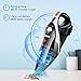 Handheld Vacuum, LOZAYI 7KPA Cordless Vacuum Cleaner Rechargeable Hand Vac, LED Light 100W Stronger Cyclonic Suction Lightweight Wet/Dry Handheld Vacuum Cleaner for Home Pet Hair Car Cleaning-Orange