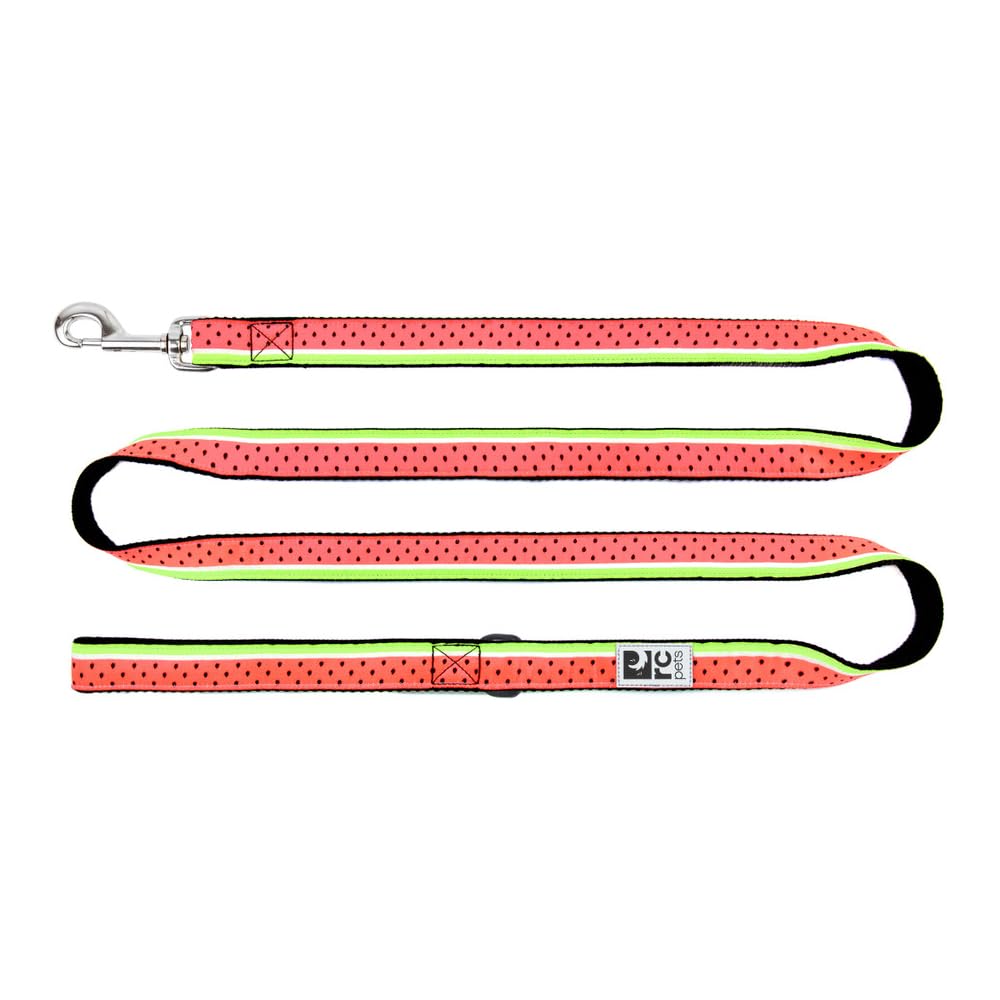 RC Pets 3/4" x 6 ft Dog Leash, Watermelon