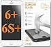 LABC, iPhone 6 Plus Screen Protector, Tempered Glass Screen/Phone Screen Protector/Ballistic Glass Protection/Ultra Slim Phone Screen Protector (0.2mm)/ Diamond Glass - (LABC-306)