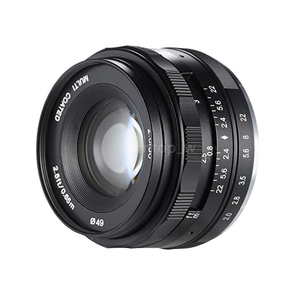 Meike Optics MK 50mm f2.0 Objektiv manueller Fokus für MFT