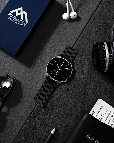 YABZOZ Band Compatible with Amazfit GTR 2 / GTR 2e / Stratos 3 / GTR 47mm / GTR 3 / GTR3 Pro Metall 22mm Strap