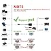 NewBEP HDMI to VGA Cable Adapter with 3.5mm Audio Cord, 1080P HD 6ft/1.8m Gold-Plated HDMI Male to VGA Male Active Video Converter Cord Support Notebook PC DVD Player Laptop TV Projector Monitor