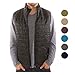 Men's Puffer Quilted Water Repellent Full Zipper Packable Vest Jacket Coat - NWT