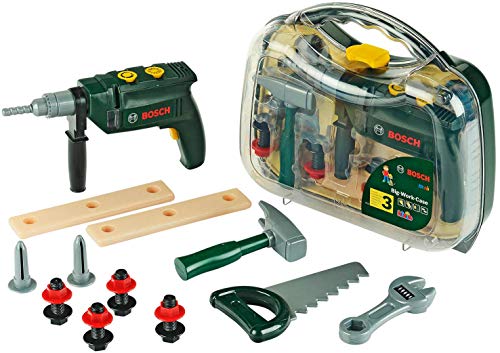 Theo Klein 8416 Bosch Tool Case, Large I 16-part tool kit I Incl Battery-Powered Drill with Light and Sound I Toy for… – Bild 4