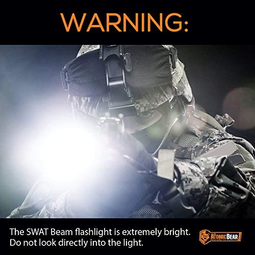 Tactical Flashlight - Small and Powerful Pocket Size LED Flashlight to Dominate The Darkness - Self Defense - Zoomable - Water Resistant Gear - Thumbnail 2