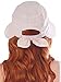 Livingston 2 In 1 SPF 50+ UV Sun Protective Sweat Absorbent Visor Cap, Beige