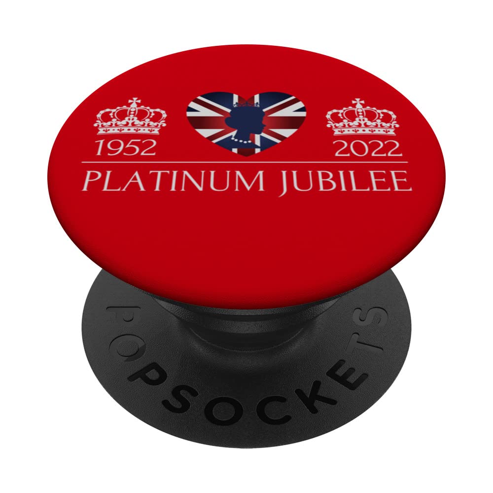 British Queen Monarchy Platinum Jubilee 70th Anniversary PopSockets Swappable PopGrip