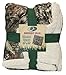 Mossy Oak Camouflage Sherpa Throw Blanket Cozy Warm Camo 50