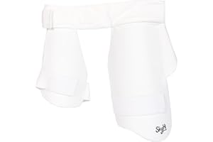 Skyhi Lighweight Cricket Batting Combo Thigh Guard for Cricketers | Cricket Combo Thigh Pad for Mens, Youth, Boys Sizes Right