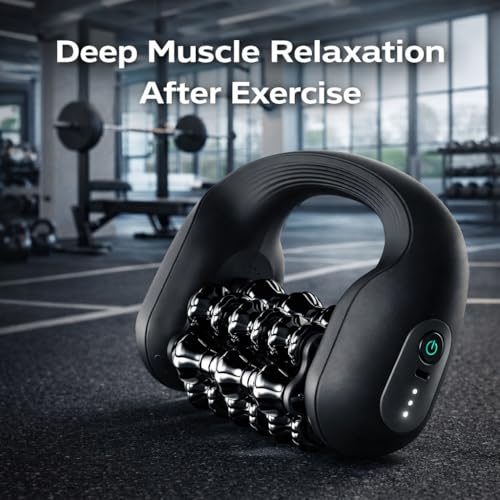 MODILIC Electric Muscle Roller for Post-Workout Recovery, Deep Rolling Massager for Legs, Calves, Back & Neck, Handheld Powered Rolling Tool, Rechargeable, 3 Speed Fitness Recovery