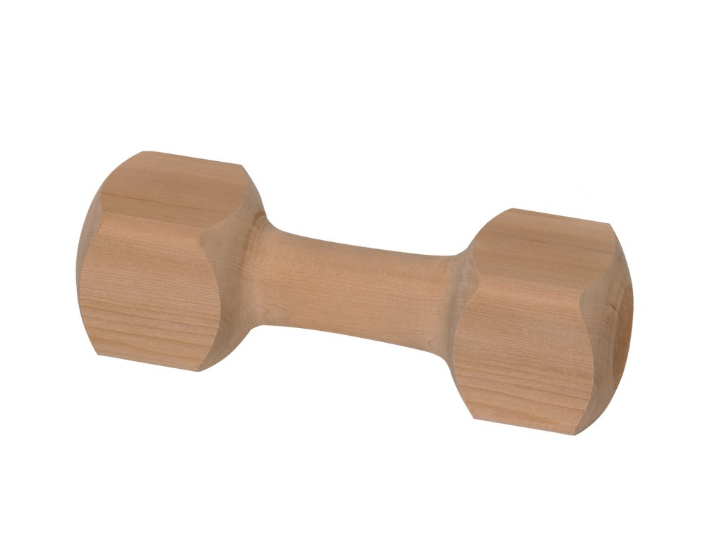 Nobby Wooden Retrieving Dumbbell, 650 g
