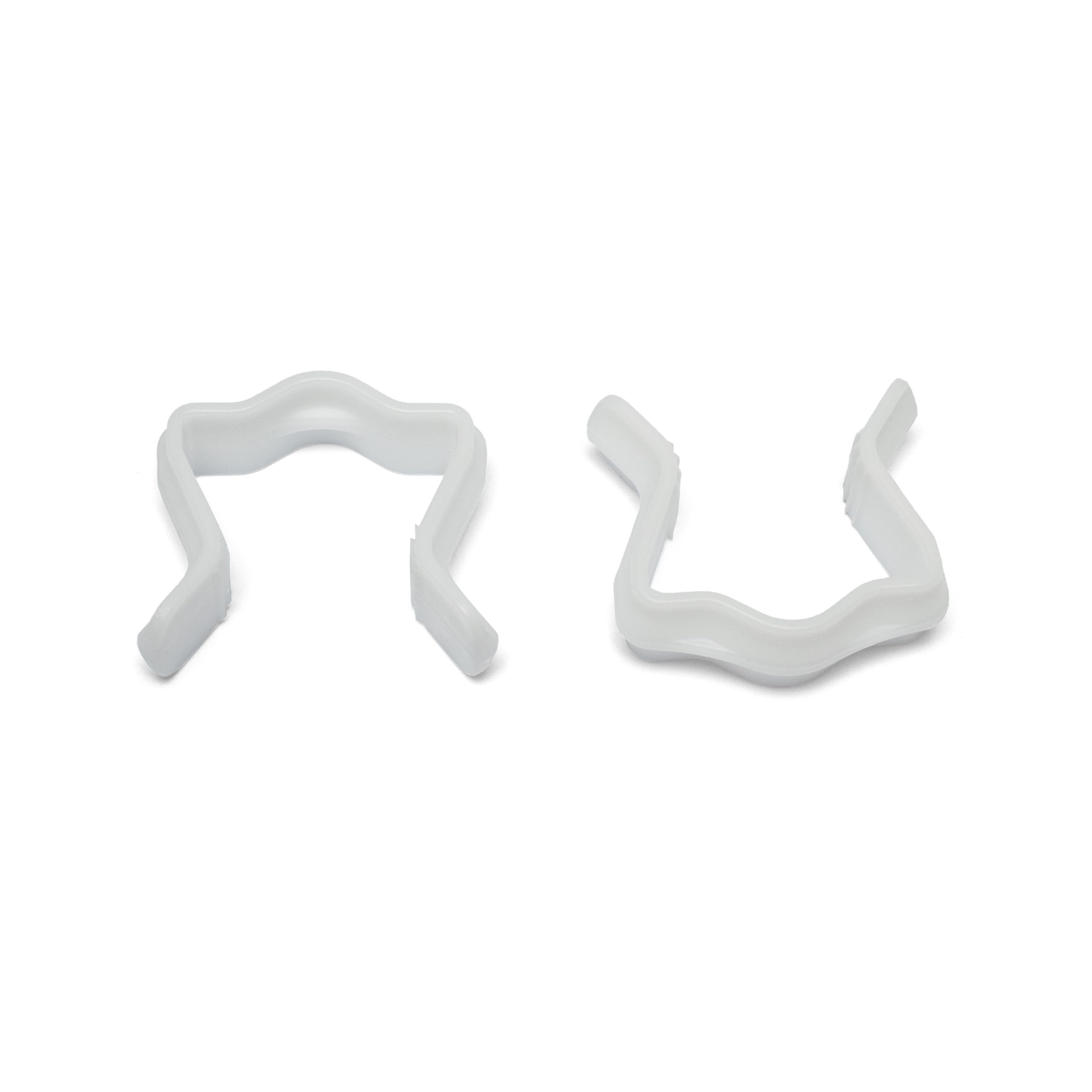 H-BOLT Premium Metal and Plastic U Clips for Joining Divan and Ottoman Bed Bases - Secure and Durable Steel Clips with Anti-Rust Zinc Coating (Polymer Plastic, 2 Pack)