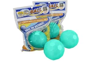 BLITZBALL Dude Perfect Plastic Baseball (4 Pack – Official Brand) - Limited Edition - Made in USA